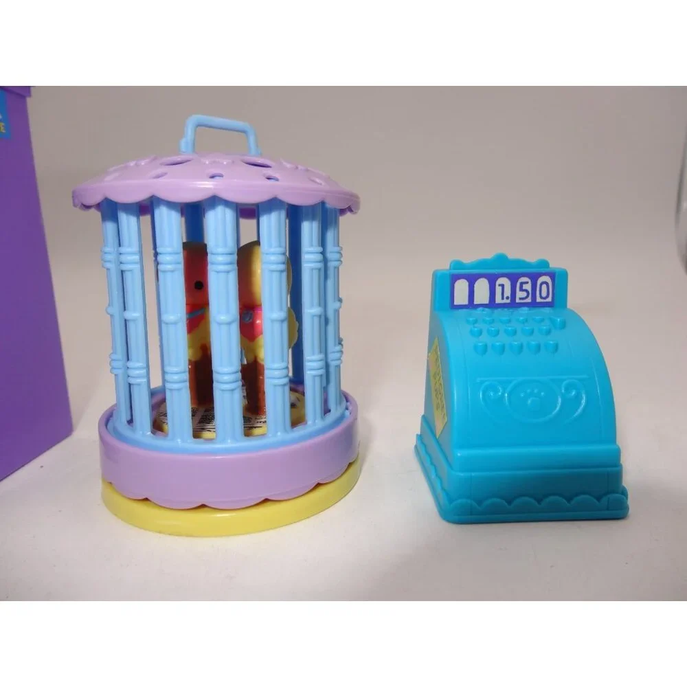 Littlest Pet Shop LPS Store Carrying Case Lovebirds and accessories VINTAGE 1992